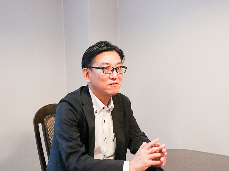 インタビュー中②