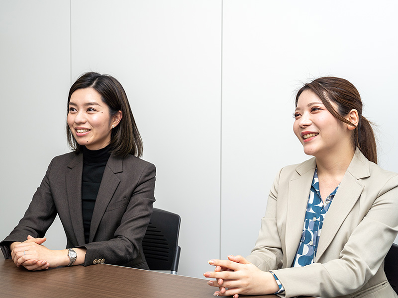 左：時田志保様　右：山本桃子様