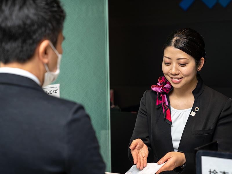 常に高い接遇サービスを提供